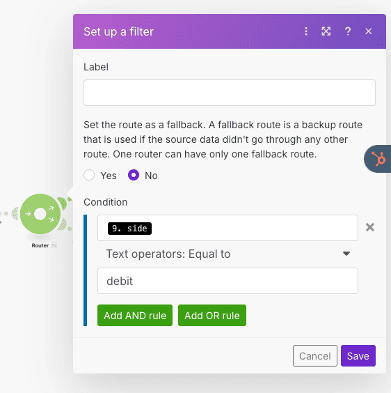 Create a “Debit” Subfolder in Google Dri