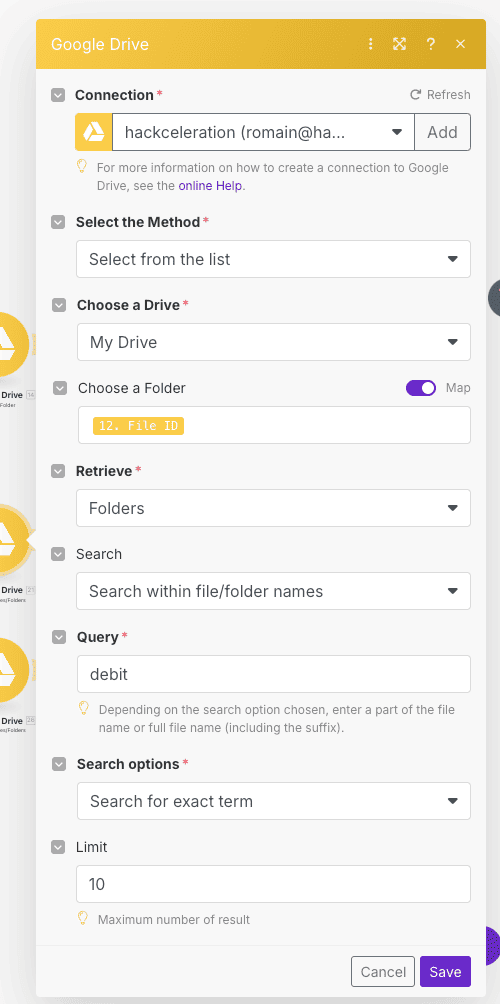 Filter for Credit Transactions When Fold