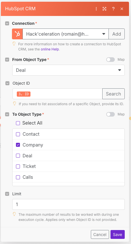 Set Up the Get Line Item Module