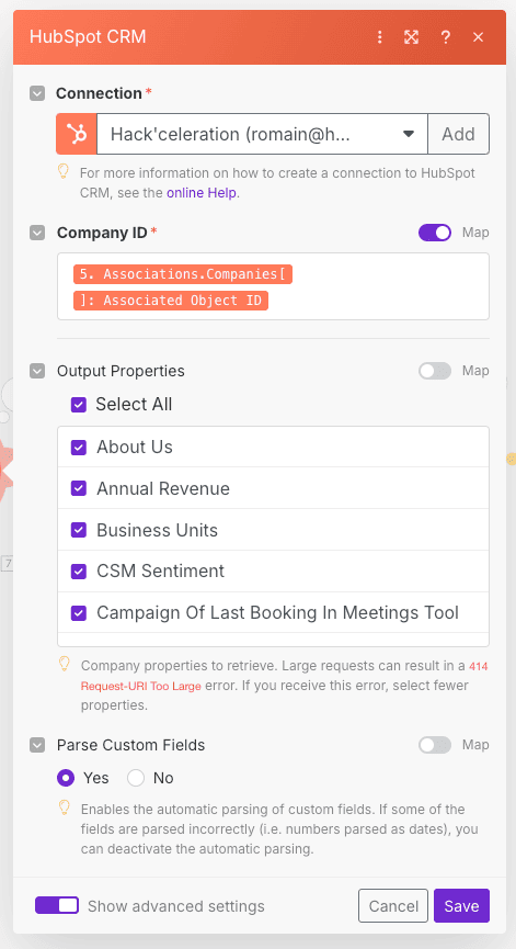 Set Up the List Associations Module