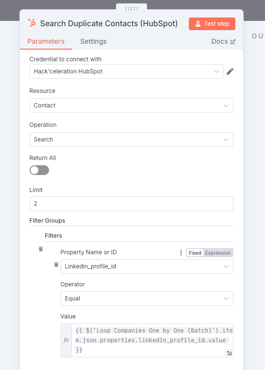 Vérifier la Présence du LinkedIn Profile