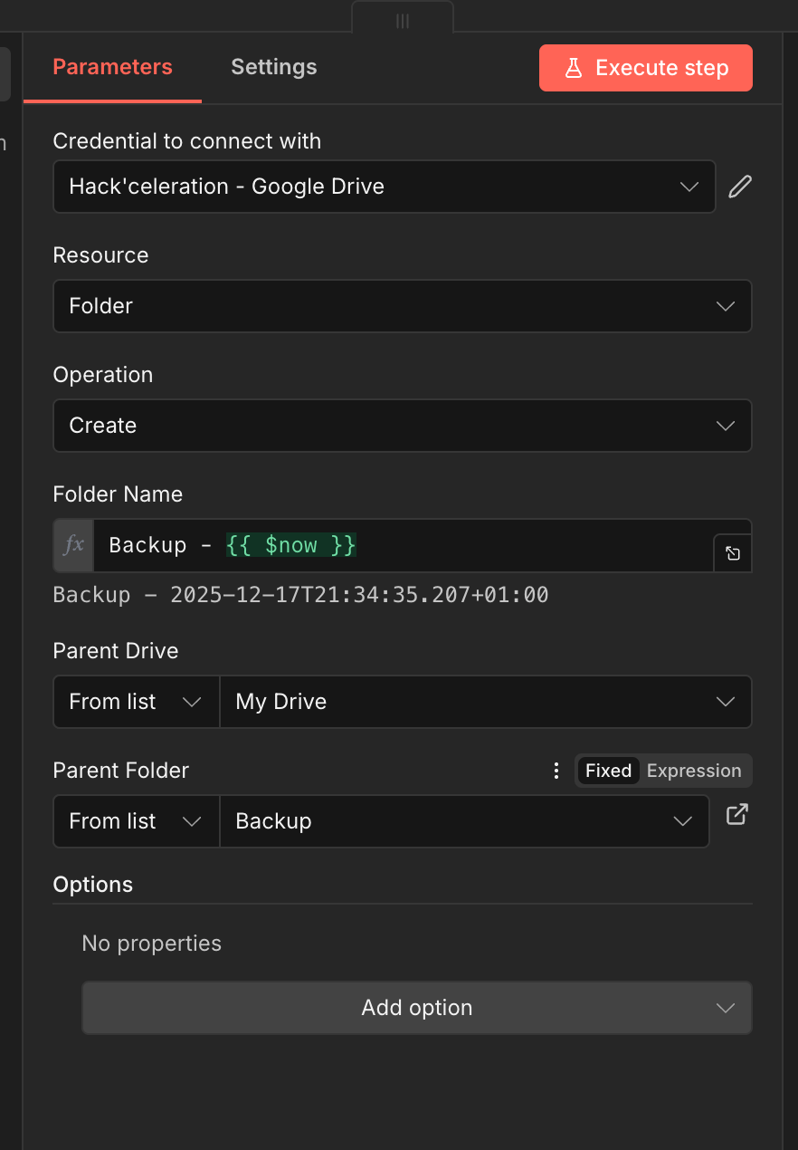 Configure the Scheduled Backup Trigger