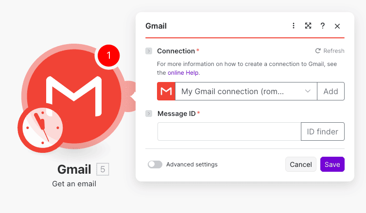 Get an email