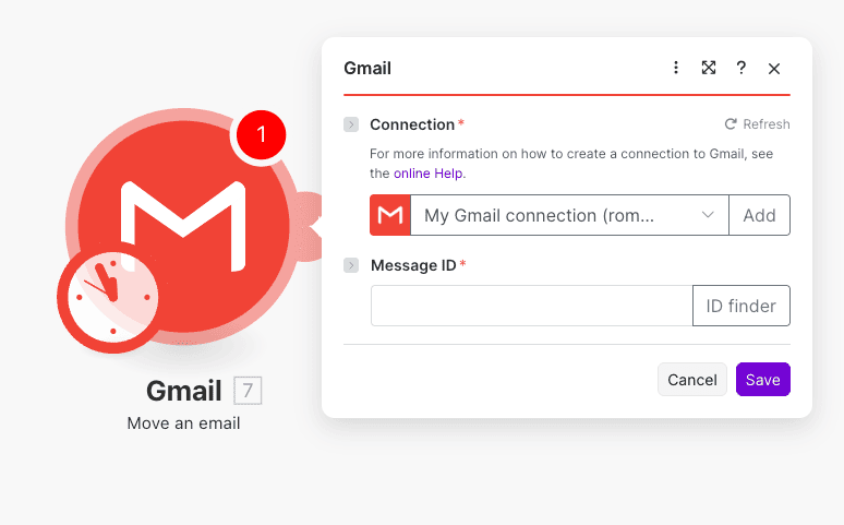 Move an email