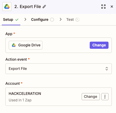 Export File