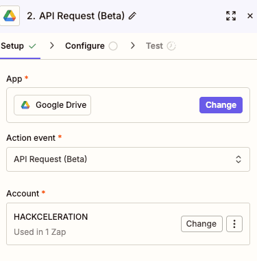 API Request (Beta)