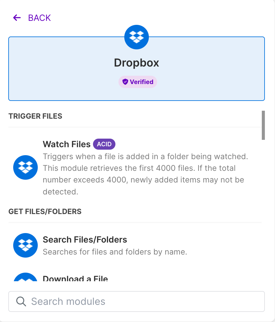 Dropbox features