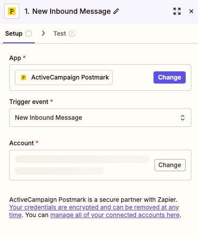New Inbound Message
