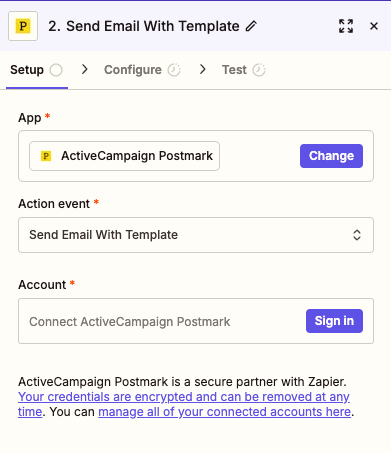 Send Email With Template