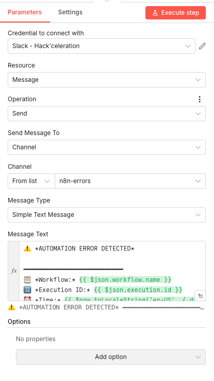 Send Gmail Error Notification