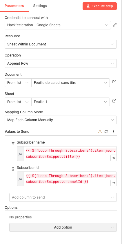 Guardar Suscriptor con Email en Google S