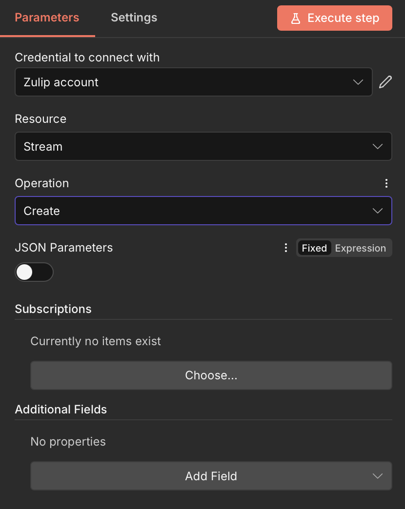 Create Stream