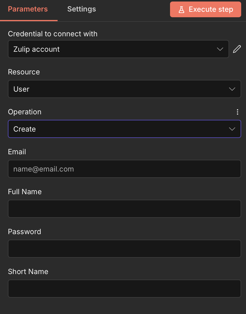 Create User