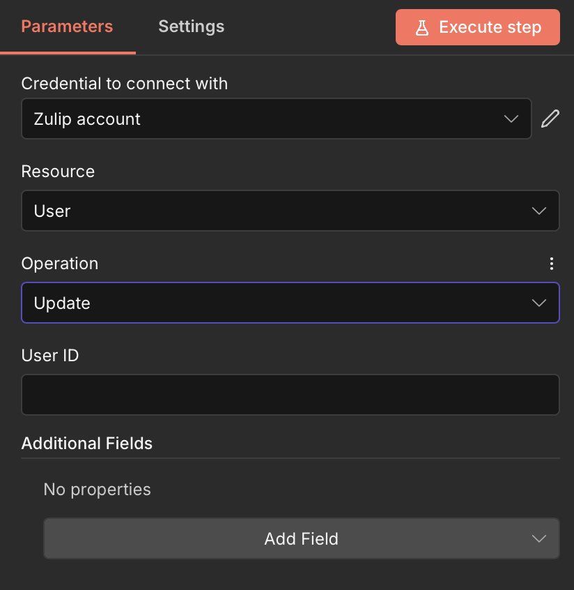 Update User
