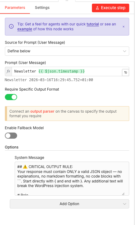 Parser de Salida Estructurada