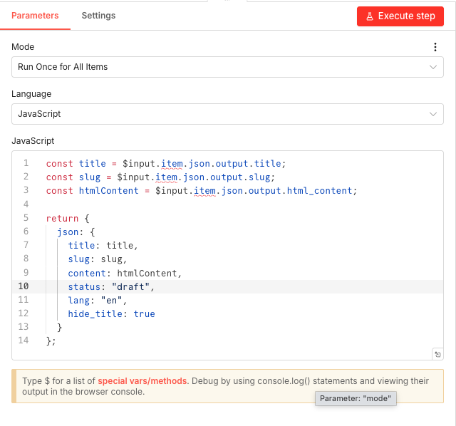 Configuration de l'Agent IA